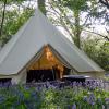 Glamping bell tent at Knepp Glamping bell tent at Knepp